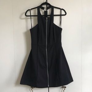 Free People Zipper Front Mini Dress